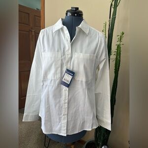 NWT Women’s White Button Up Shirt